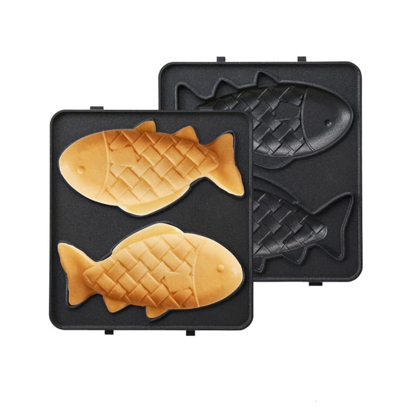 Waffle Plates 14*14cm Black Style F for Waffle Maker type3003