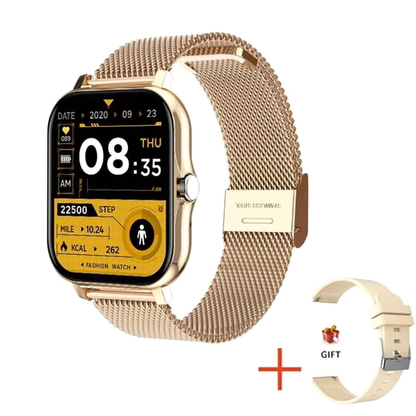 Iaret Smart for Women 1.85" Smart Watch (Answer/Make Calls) with 100 Sports Modes Fitness Heart Rate Sleep Pedometer Fitness Watch for Android IPhone