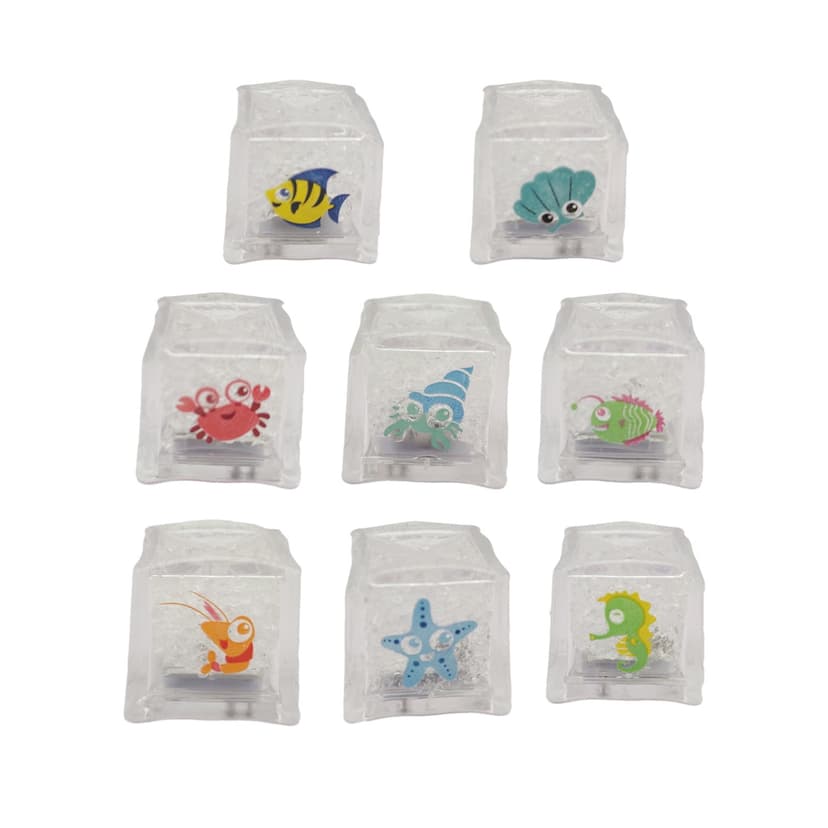 TIELUTT Bath Tub Light Up Cube Light Up Bath Cubes Multicolor LED Glow Ice Cubes for Kids Family Home Birthdays Baby Girl Items 5 and under Baby Bath Book Girl Baby Aquarium Baby Bath Seat 2 Yr Old f