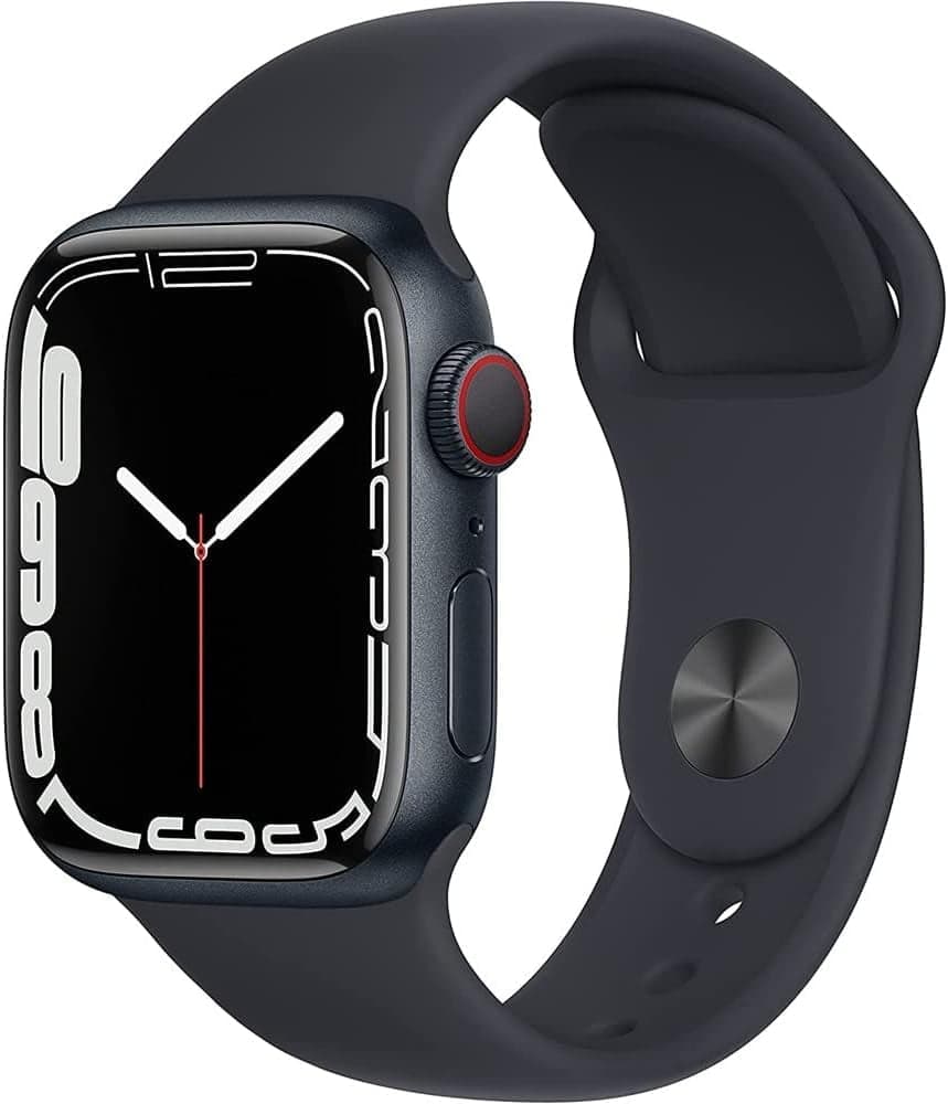 Refurbished Apple Watch Series 7 Aluminum 41 mm (GPS Only, No Cellular) Midnight Black (Grade A)