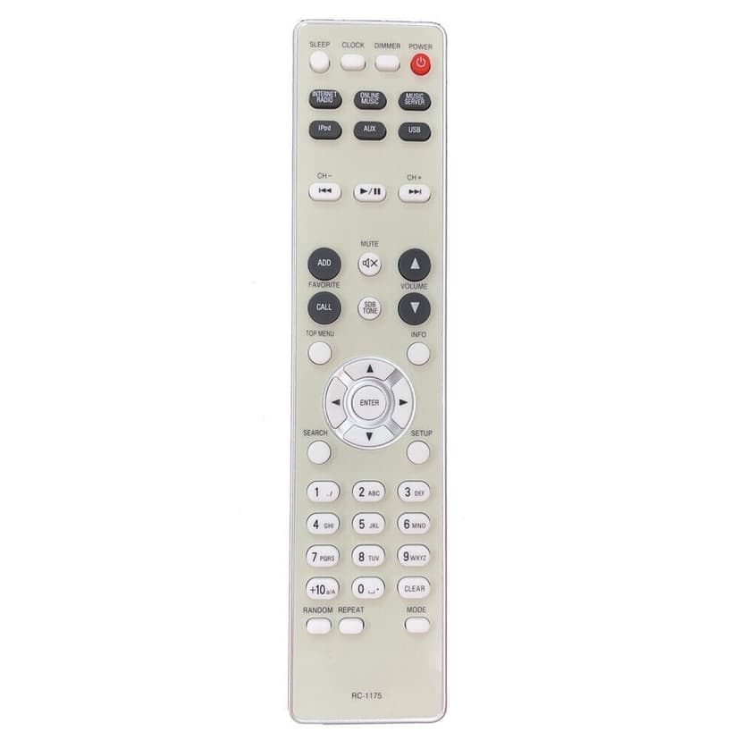 New RC-1175 For DENON CD Receiver Audio AV Remote Control AV-175 RCD-N5 DRA-N5