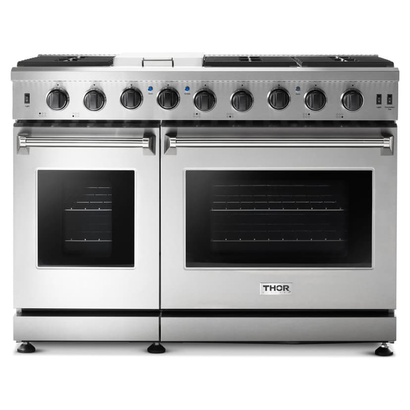 Thor Kitchen 48 Inch Gas Range in Stainless Steel-LRG4807U