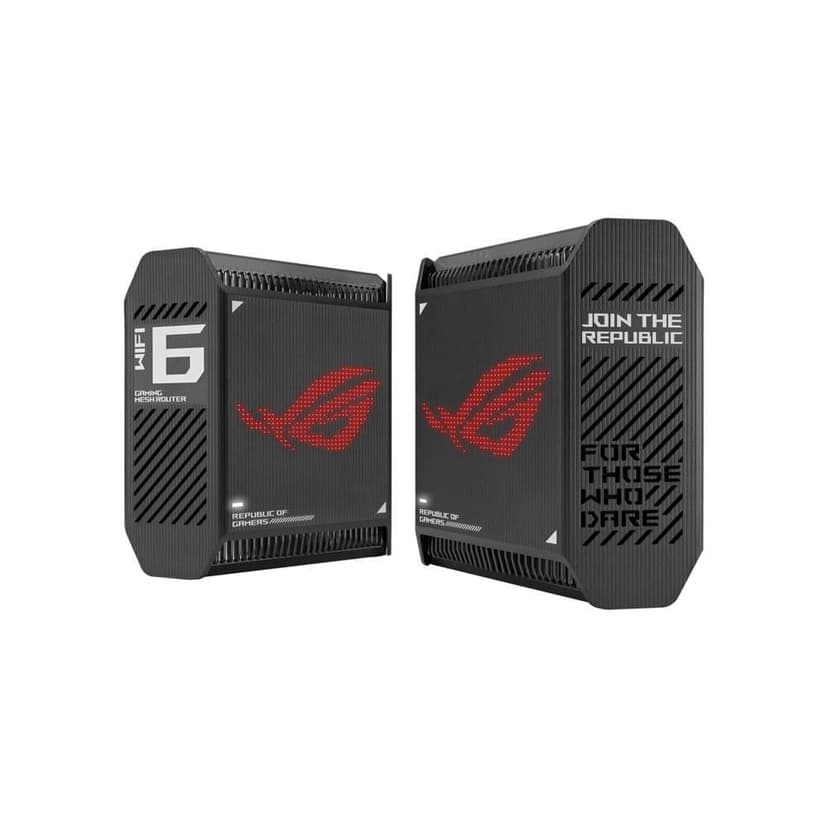 ASUS ROG Rapture GT6 (B-2-PK) AX10000 Tri-Band WiFi 6 Gaming Mesh WiFi System covers up to 5,800 sq ft
