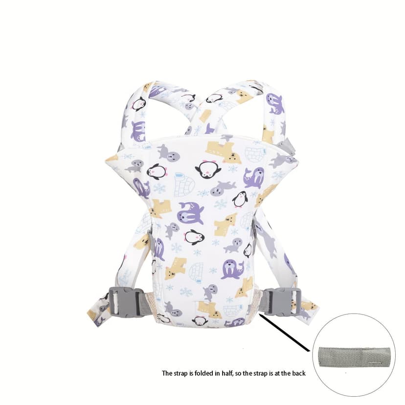 Cartoon Baby Carrier 0-48 Month Ergonomic Infant Kid Baby Hip-seat Sling Front Facing