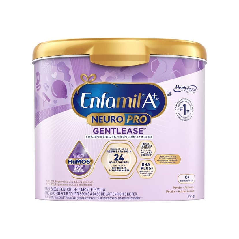 NeuroPro™ Gentlease, Baby Formula, 0-12 months, Powder Tub