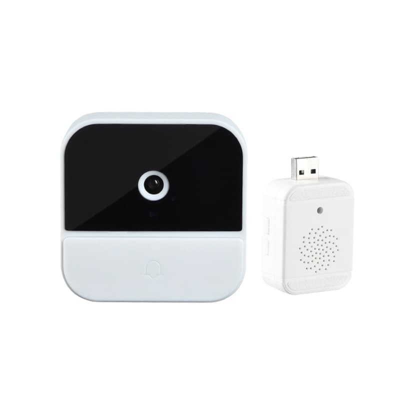 Birdeem Wireless Visual Doorbell Wireless Remote Video Doorbell Home Hd Night Vision Wifi Security Door Doorbell Supports Remote Video Conversation 32Gb Memory Card