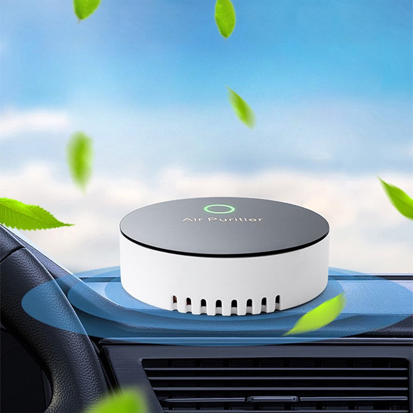 Dvkptbk Mini Car Gift USB Purifier Desktop Portable Purifier Aromatherapy Deodorizer Suitable for Bedroom Living Room and Kitchen Air Purifier Home Essentials