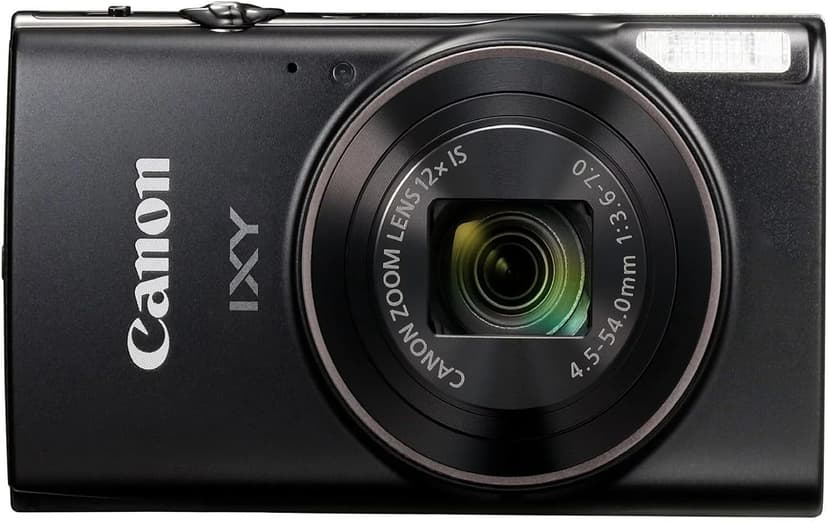 Canon IXY 650 Compact Digital Camera - Black, 12x Optical Zoom, Wi-Fi, Body Only, Compatible with SD Cards