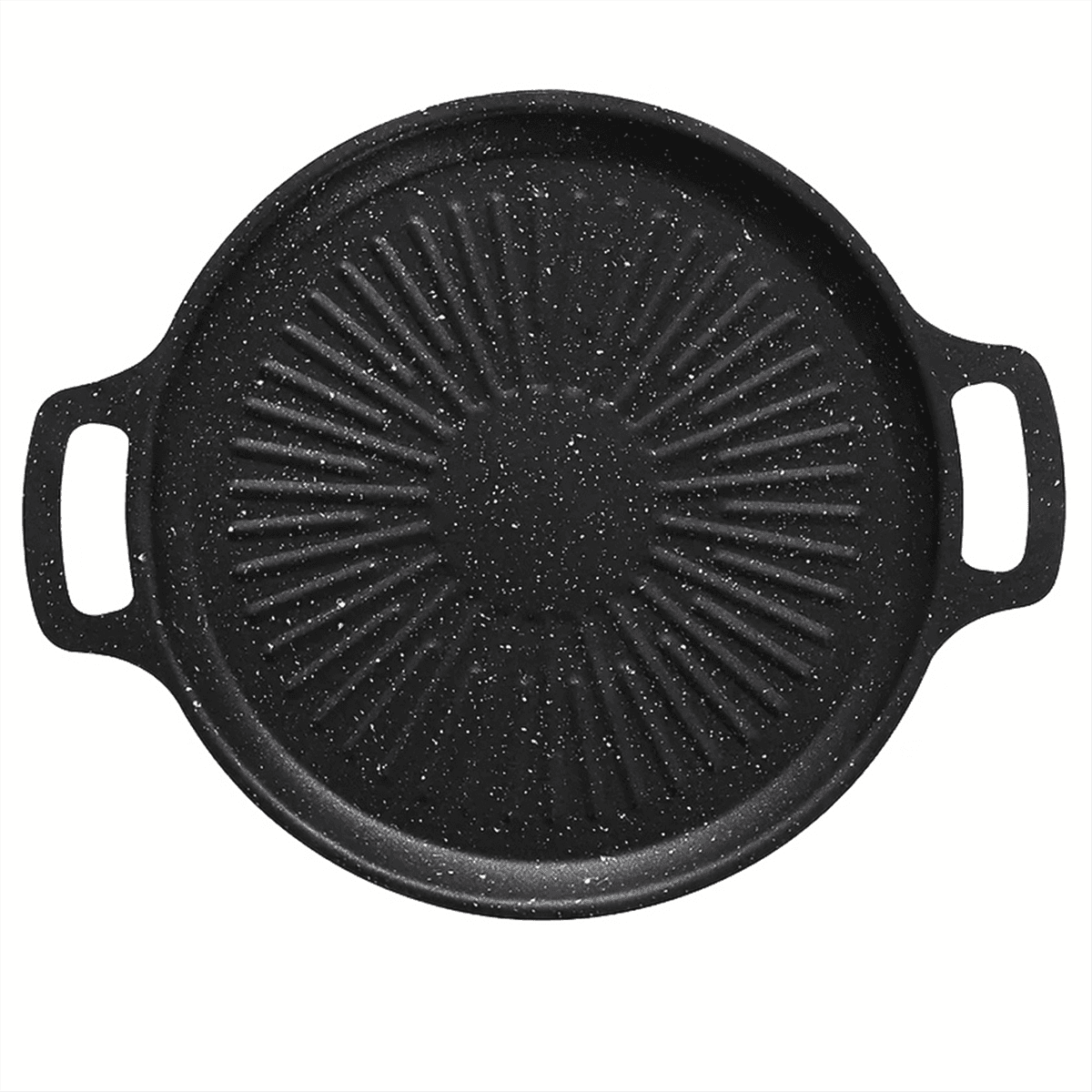 Cast Iron Korean BBQ Grill Pan Non-Stick Versatile Cookware for Indoor Grilling Suitable for Valentine'S, Thanksgiving