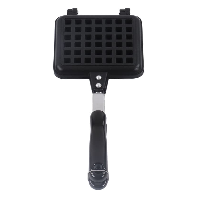 Waffle Maker Pan, Square Non Stick Insulated Handle Waffle Baking Pot Heat Evenly for Bakery