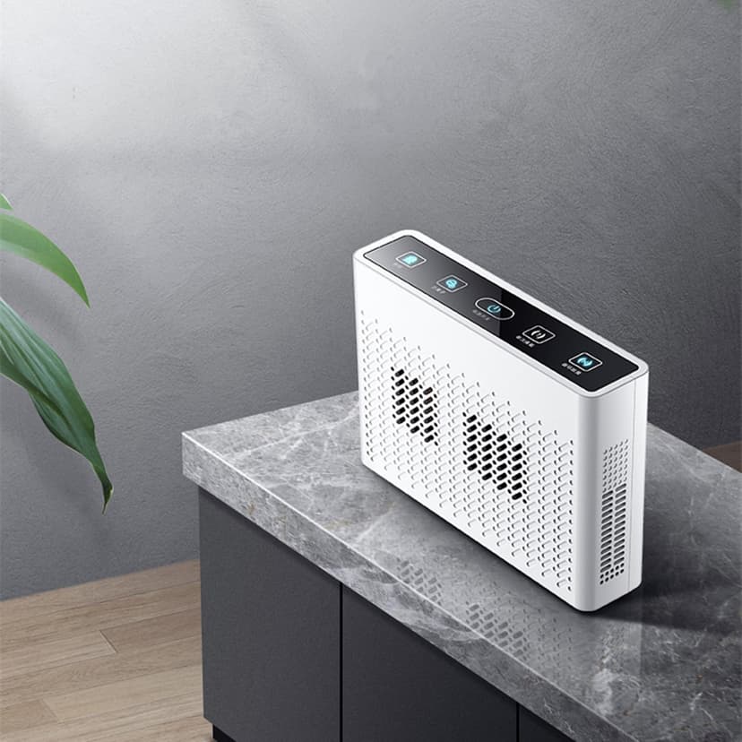 Danhjin Air Purifier Purifier for Home Bedroom,With Ozoneing,Fresheners Filter Small Room Cleaner,With Touching Panel for Allergies,Pet Dander,Remover,Office