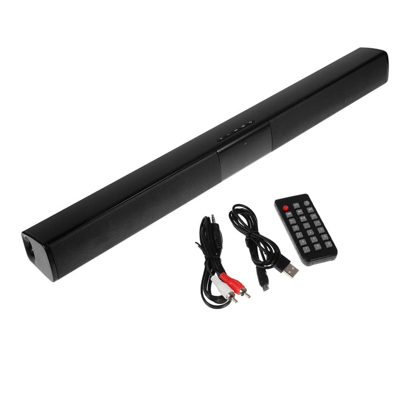 Phenofice Soundbar Black Portable Speaker with Anti Technology for Home Entertainment