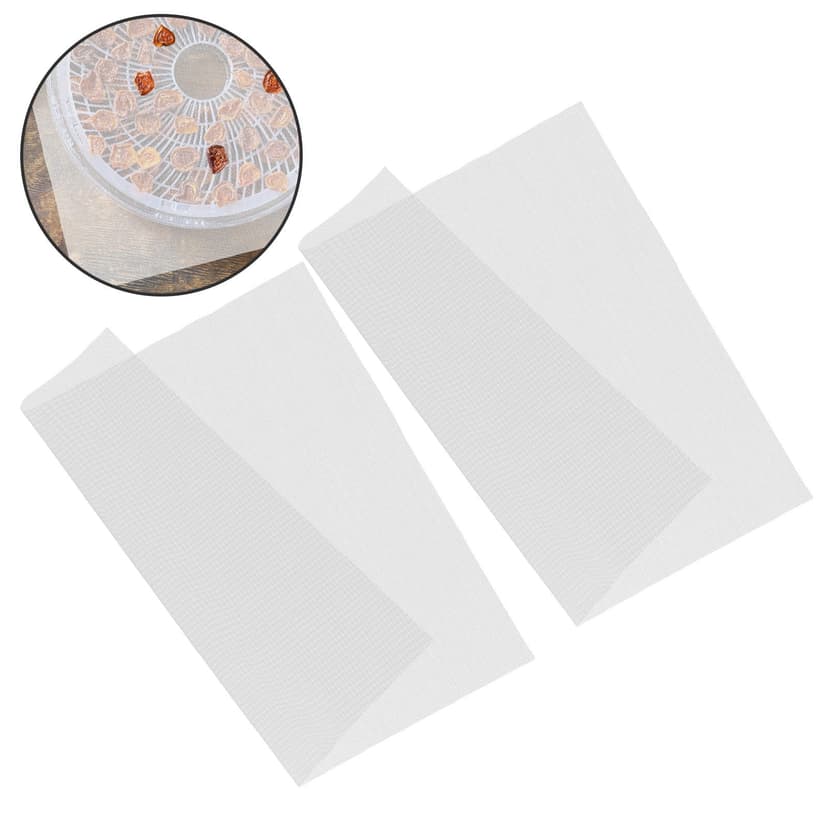 Homoyoyo 2pcs Silicone Dehydrator Mats Dehydration Food Preparation Cooking Enthusiasts