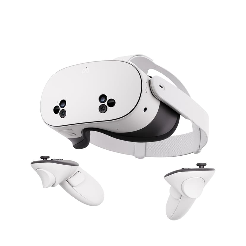Refurbished Meta Quest 3S 128GB Virtual Reality Headset - White - All-in-One Mixed Reality Experience - Model SK-1000926-01