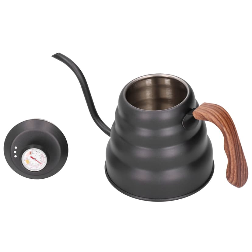Gooseneck Pot,1.2L Stainless Steel Tea Coffee Kettle Gooseneck Kettle Proven Performance