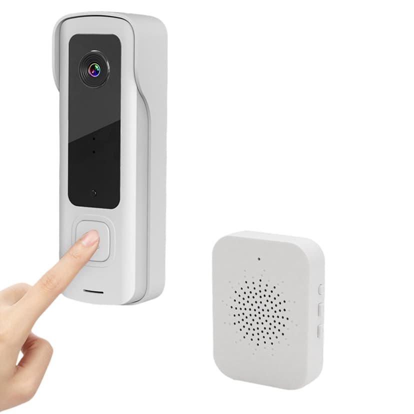 WiFi Intelligent Wireless Visual doorbell, Two-Way Voice intercom, Infrared high-Definition Night Vision Camera