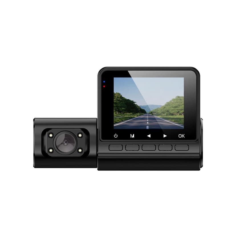 Dash Cam Front and Rear,Hd Car Recorder 1080P Camera Microphone Infrared Night Vision Cameras Dash Cam 2In Clear Car Rearview Mirror Car Video Recording Camcorder,Dash Camera for Cars