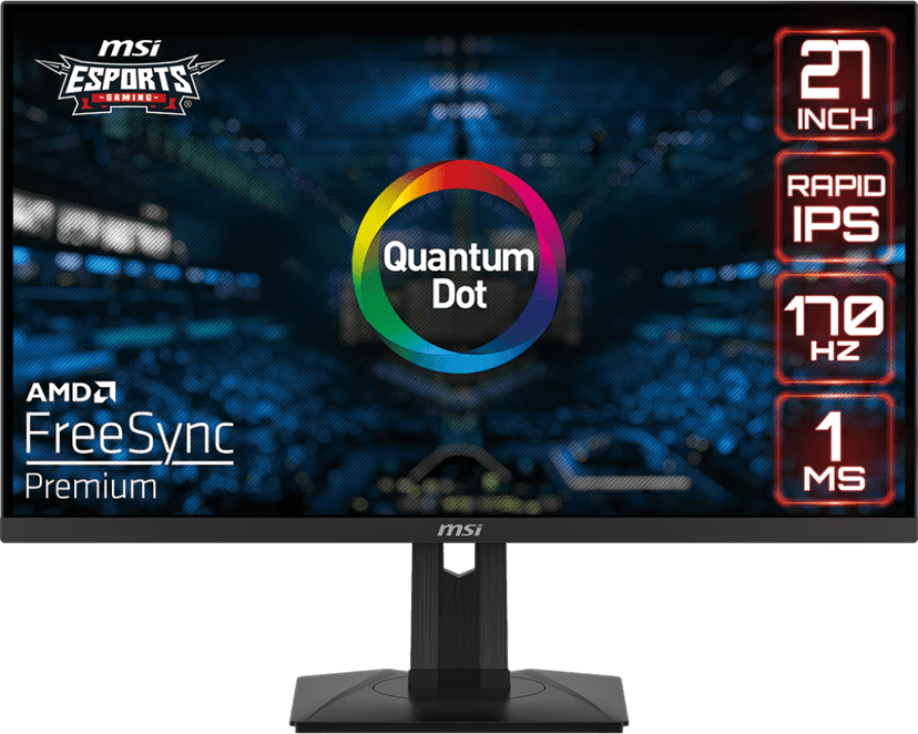 MSI 27" Rapid IPS WQHD Quantum Dot Gaming Monitor, G274QPF-QD