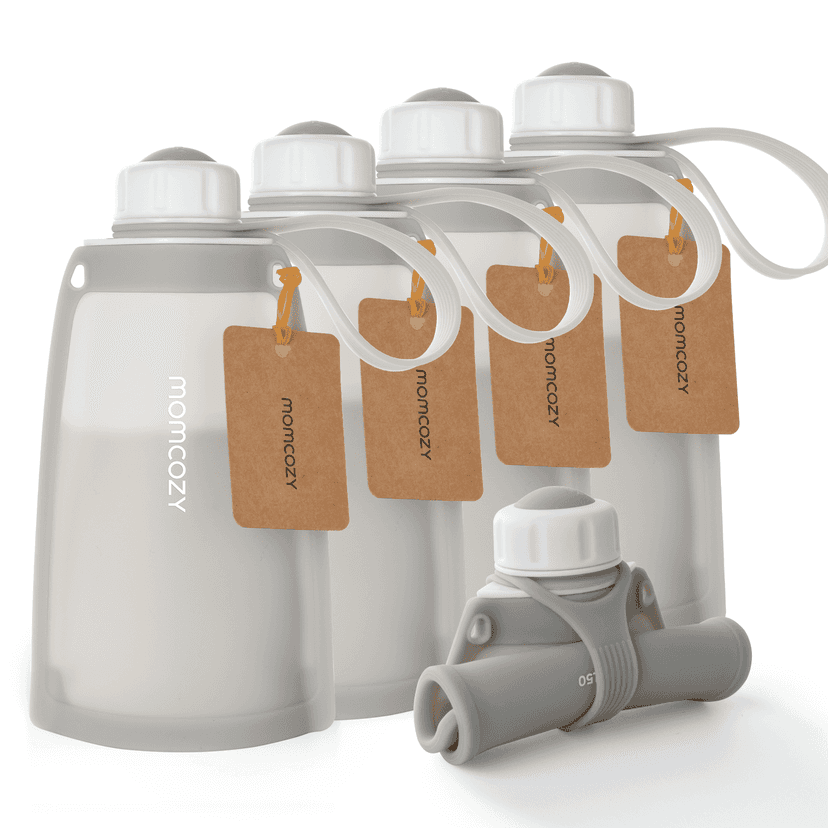 Momcozy Breastmilk Storage Bags,Reusable / Disposable Milk Storing Bags for Breastfeeding