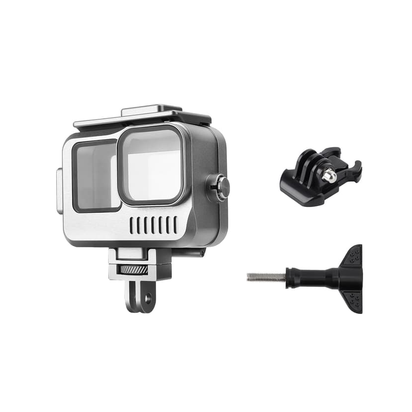 Scratch-Resistant Aluminum Alloy Housing for GoPro 9/10/11 Black Action Camera Protection