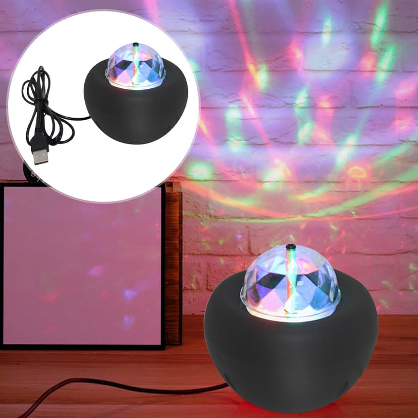 Chmadoxn USB Stage Light Rotating LED Stage Light Bulb Club DJ Smart Watch