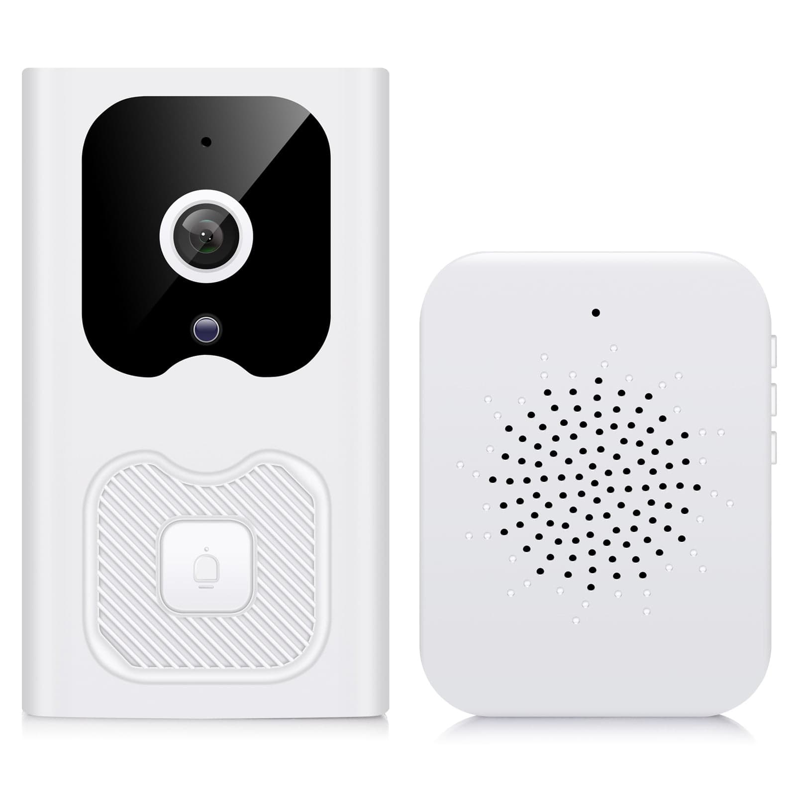 YSTINNG Wireless Video Doorbell Camera WiFi - 2022 Updated Human Detection Smart Home Security Doorbell with Camera 2-Way Talk, Night Vision A311-001
