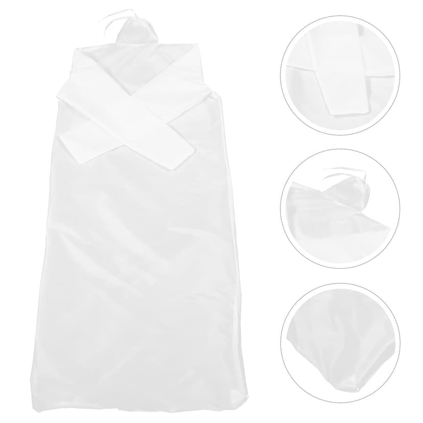 HONMEET Clothes Drying Airbag White Travel Clothes Dryer with Breathable Polyester Fabric