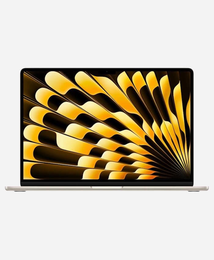 Macbook Air 15.3-inch (10-GPU, Starlight) 3.5Ghz 8-Core M2 (2023) Laptop 256GB Flash HD & 16GB RAM-Mac OS
