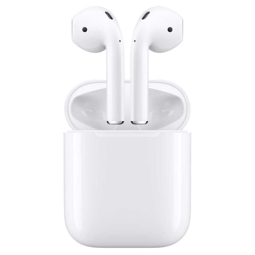 Refurbished - Apple AirPods Wireless Headphones with Charging Case - 2nd Generation (MV7N2AM/A)