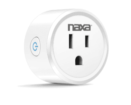 Naxa NSH1000 Wi-Fi Smart Plug, Compatible with Smart Life, Amazon Alexa, Google Home, and Ifttt