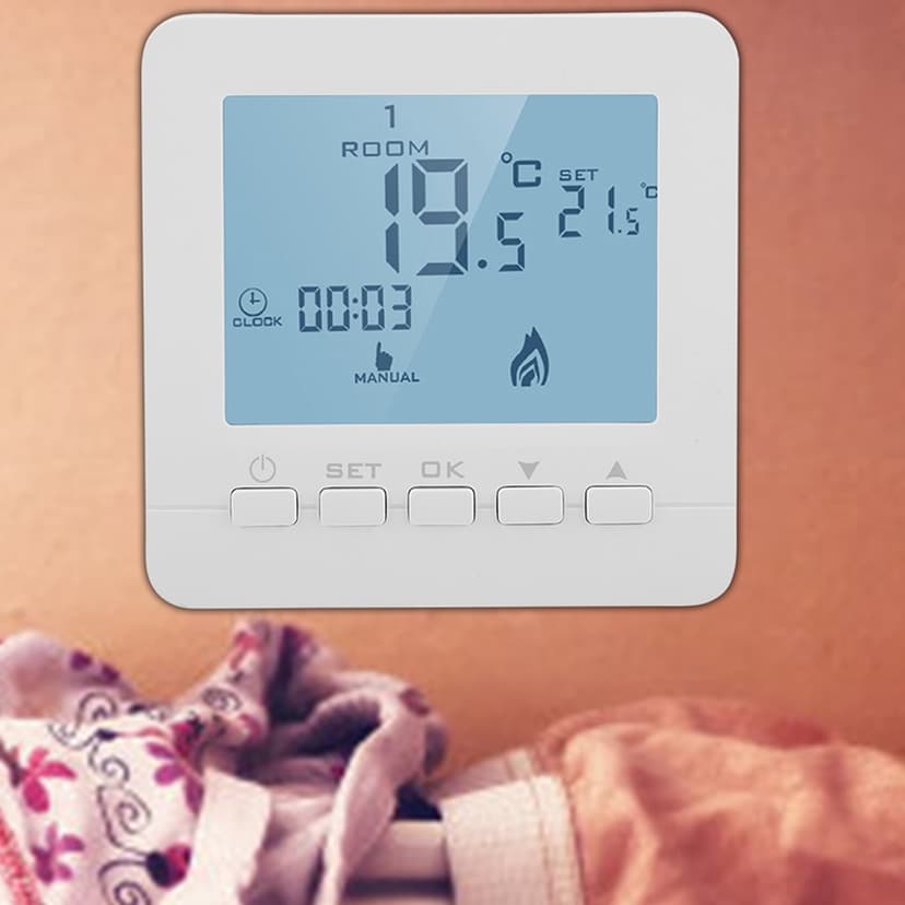 Smart Thermostat - Digital Thermostat, LCD Smart Temperature Controller Digital Thermostat