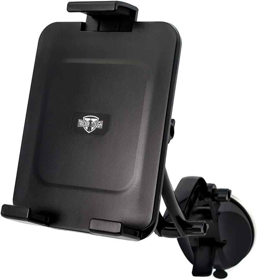 Trucker Tough Tablet Mount Holder for ELD GPS Garmin Nuvi Tomtom Via Go Magellan DashCam Navigator & Phablet-Style