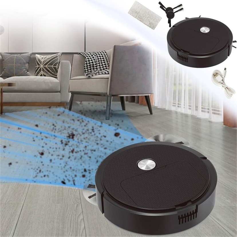 Aidoshy Robotic Vacuum Sweeping Robot Household Intelligent Sweeping And Suction Trailer Three In One Cleaning Machine Charging Vacuum Cleaner Small Household Appliances,Clearance