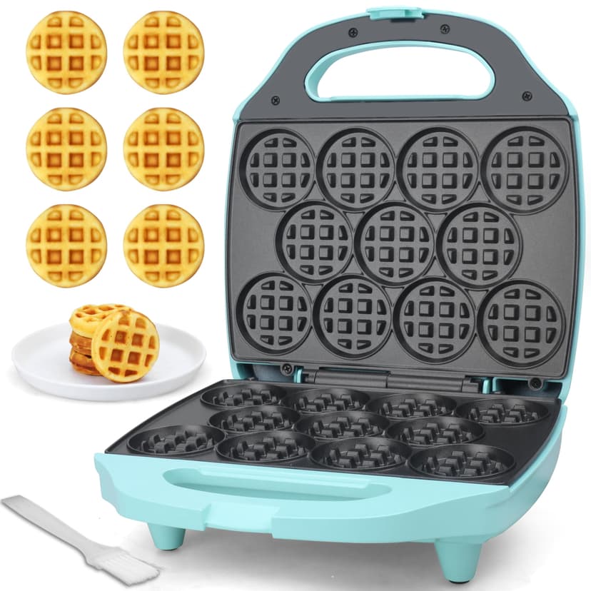 Baker's Friend, Bite-size Mini Waffle Maker for K
