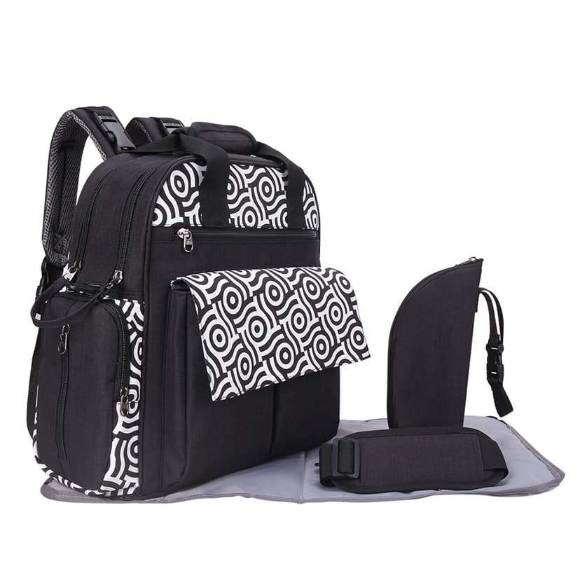 Large Multifunction Waterproof Baby Nappy Changing Bag Diaper Bag Maternity Bag