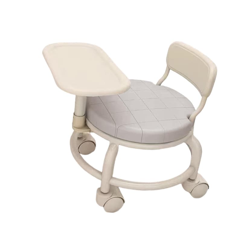 DOLITY Baby Dining Chair with Dining Tray Multifunctional Household Childrens Chair Gray