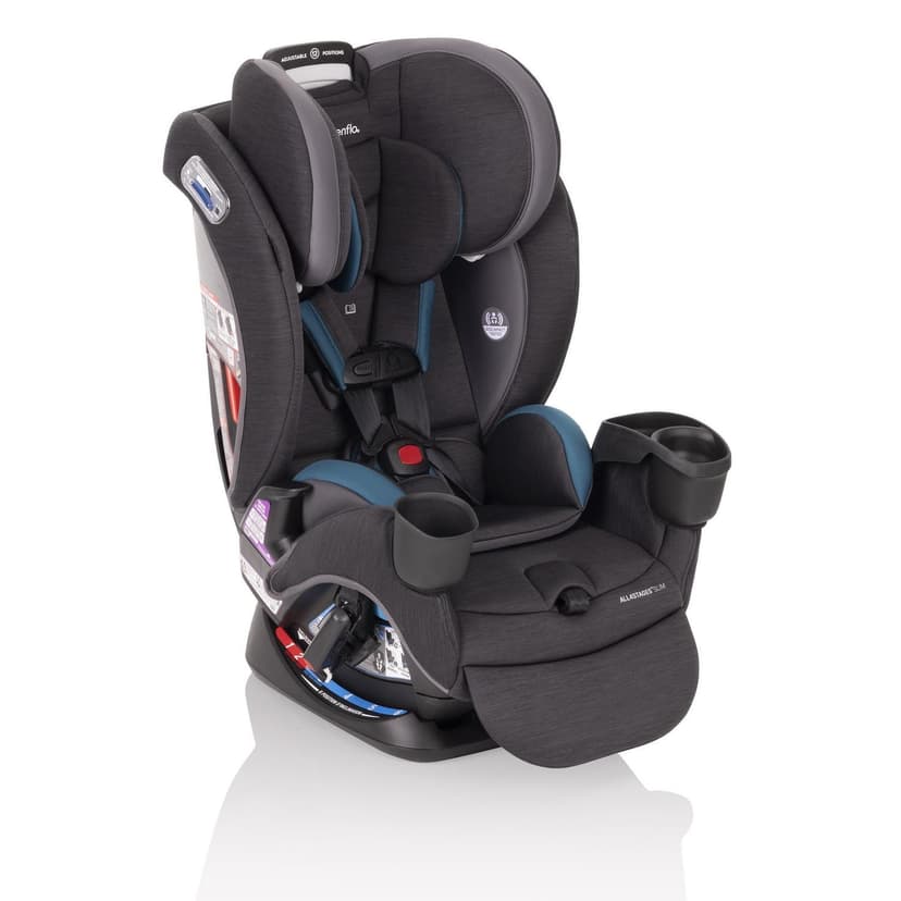 Evenflo All4Stages Slim+ 4-in-1 Convertible Car Seat (0-12 Years) (4-120 lbs)