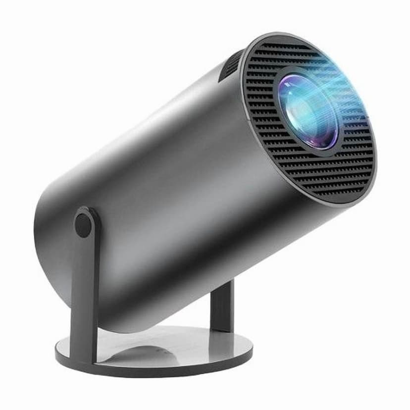 270°Mini Projector Bluetooth 5.2, WiFi Portable Video Projector 200 ANSI Lum, Auto Keystone 4K Projector with Android System