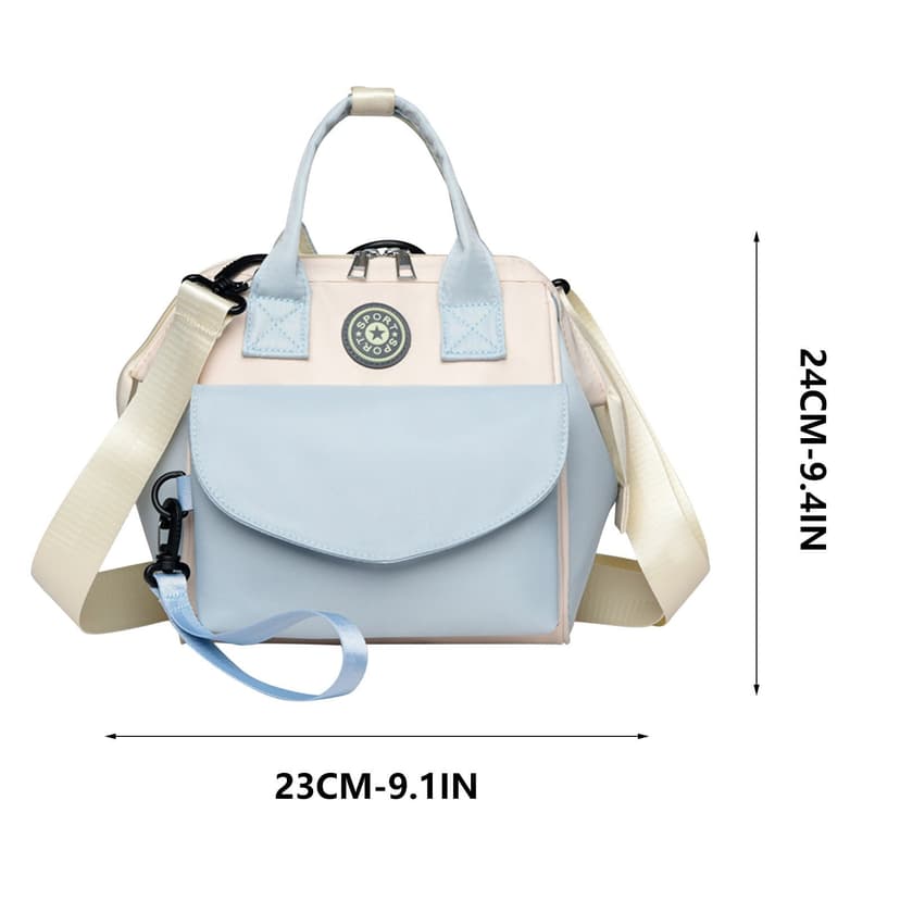 SDNall Small Diaper Bag Large Diaper Bag Small and Cute Diaper Bag with Detachable Multifunctional Front Pocket, Baby Essentials Organizer, Stylish and Practical Maternity Bag Cute Diaper Bag