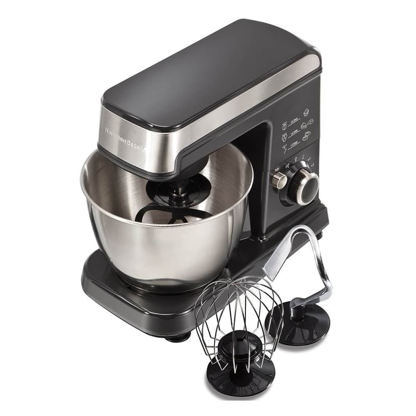 Hamilton Beach 300W 6 Speed 3.5 Quart Countertop Stand Mixer, Gray | 63326