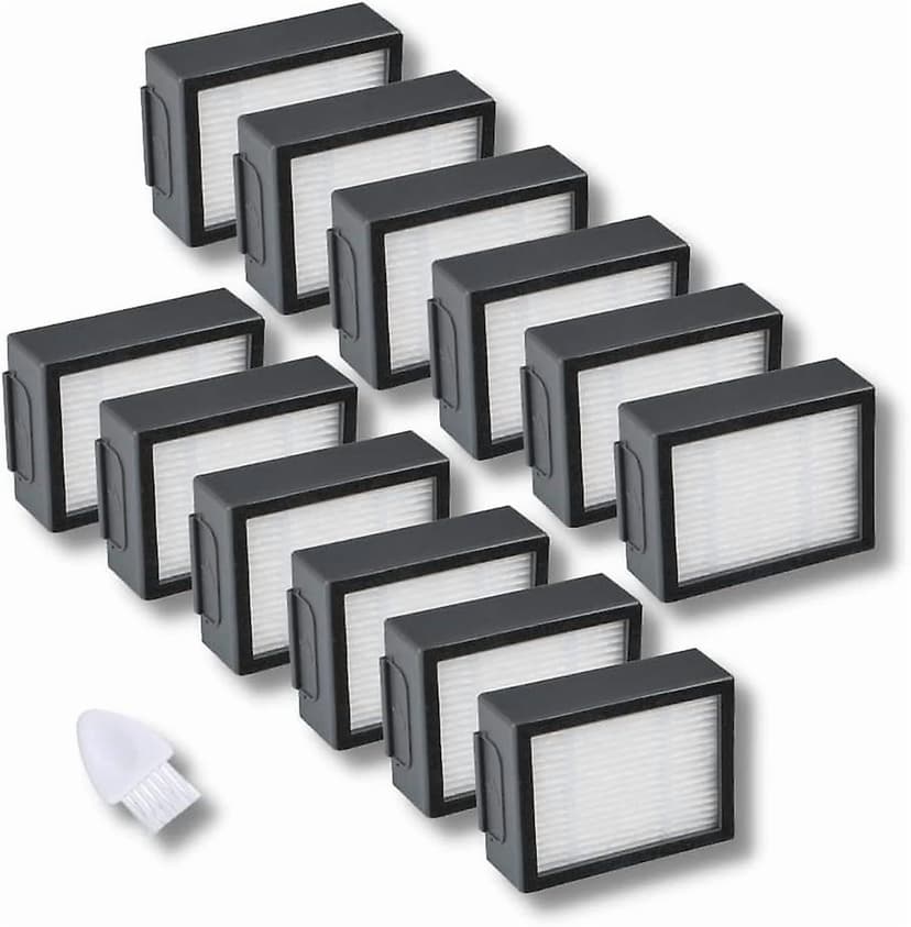 12-Pack Replacement Filters with iRobot Roomba i&e i1 i3 i4 i6 i7 i8 e5 e6+ J7 (Not for J7+) Spare Parts for Vacuum Cleaner Accessories