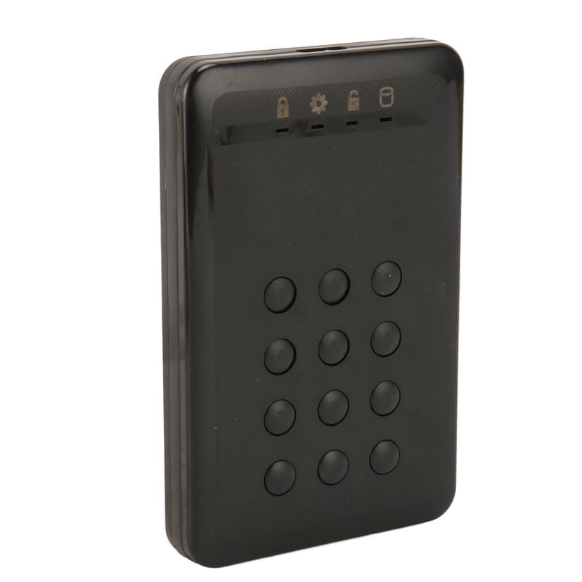 External Hard Drive Enclosure, Encrypted External Hard Drive Enclosure 2.5inch High Speed Transfer Durable Dustproof USB3.0 for Laptop