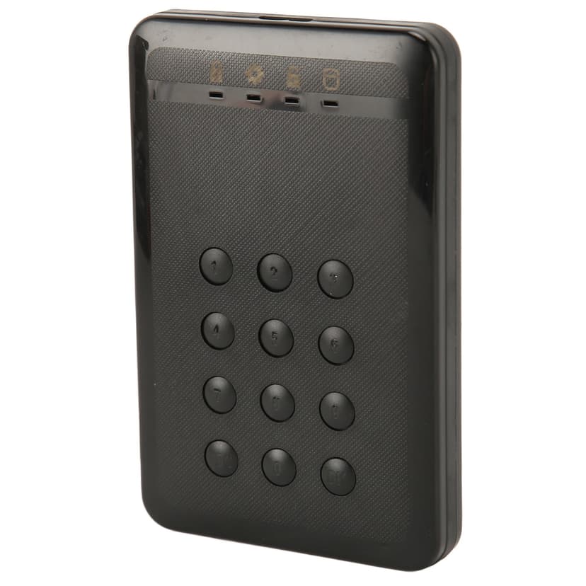 Hard Drive Enclosure, Durable Dustproof Encrypted External Hard Drive Enclosure Plug and Play 2.5inch for Laptop