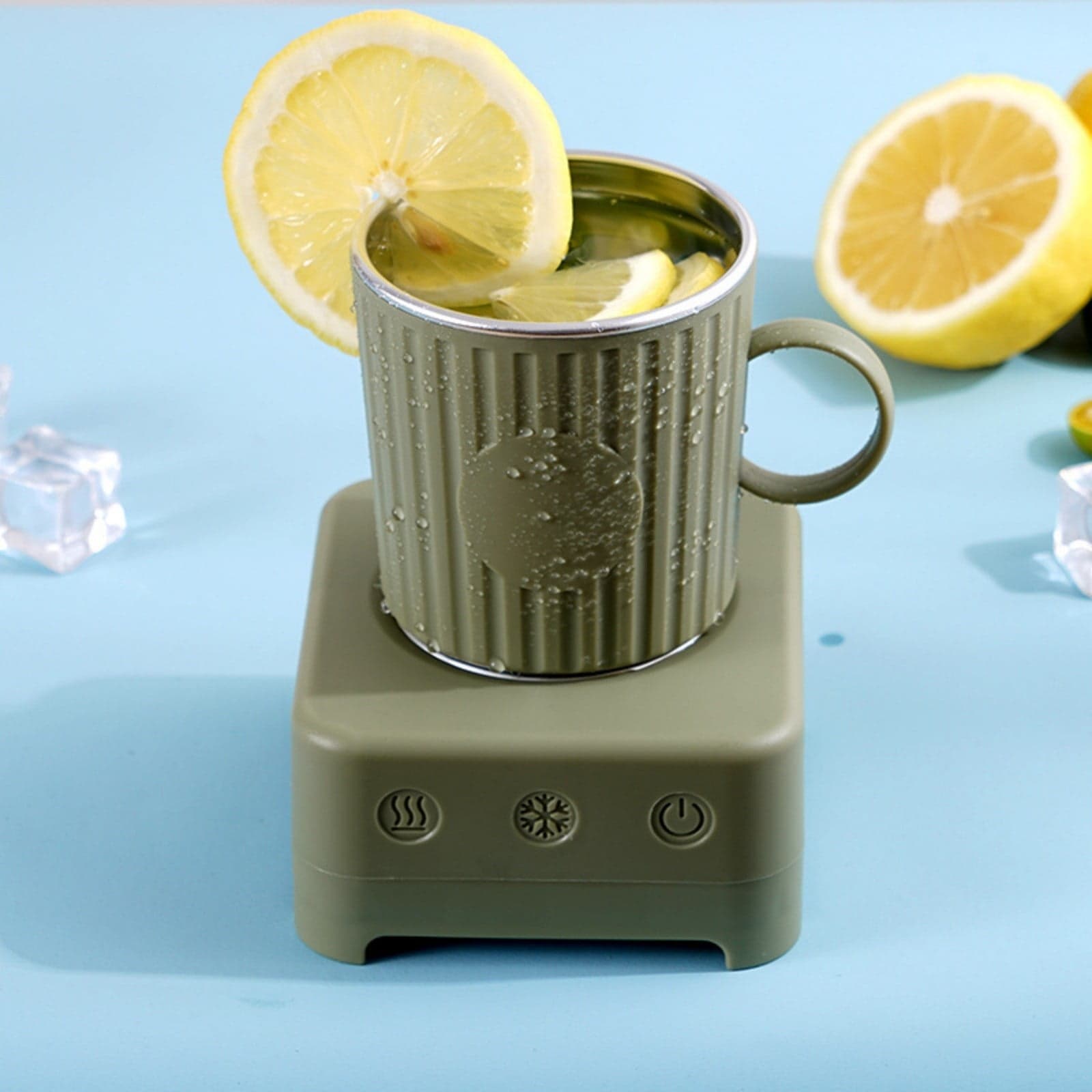Portable Mini Ice Maker Machine Fast Beverage Cooler For Home Kitchen Use