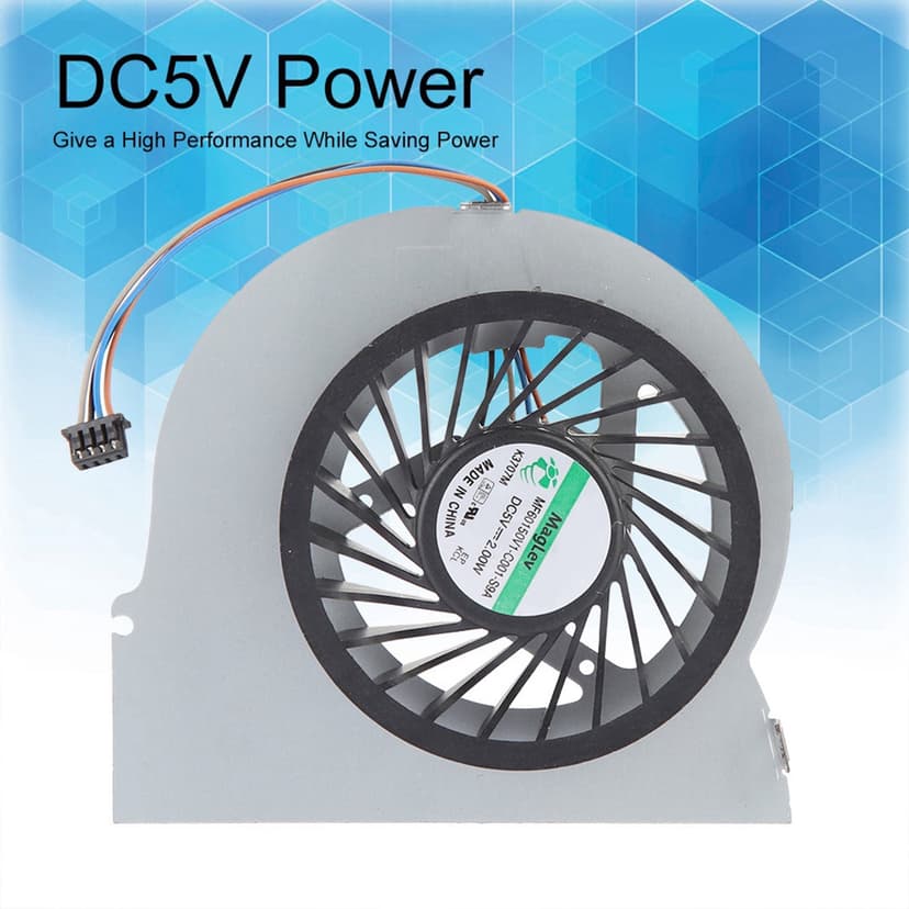 5V Strong Wind Force Quiet Notebook CPU Cooler, CPU Cooling Fan, for Notebook