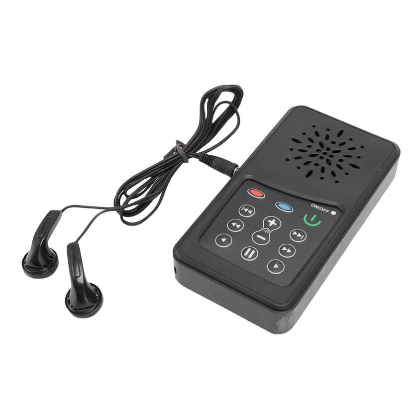 8G Solar Powered Scripture Player, Lightweight Portable Audio Bible Rechargeable Handheld Scripture Reader