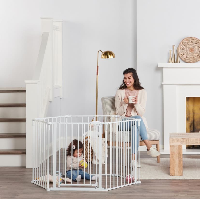 2 in 1 Super Wide Safety Gate and Play Yard