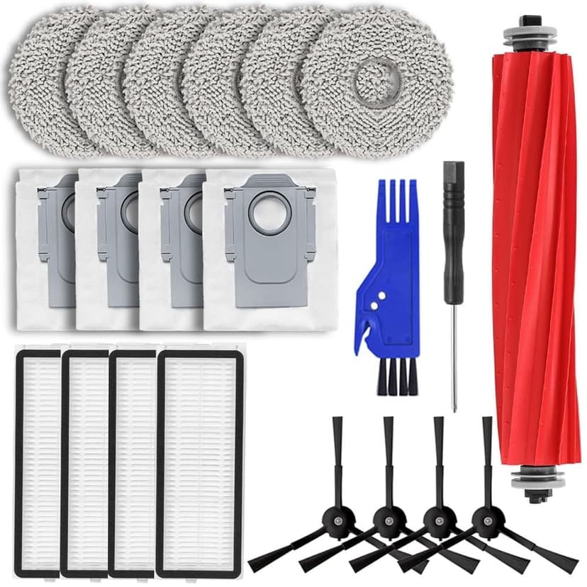 Replacement Parts for Roborock Qrevo Maxv/Qrevo Pro/Qrevo S/Qrevo Pro/Qrevo Plus, Roborock Qrevo Pro Accessories Kit Roborock Qrevo Maxv Filter Roborock Qrevo S Accessories