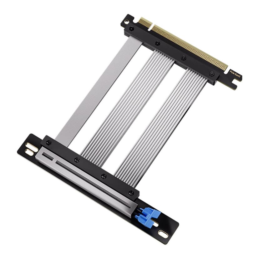 5.0 PCIE X16 Riser Cable Graphics Card PCI-E X16 5.0 GPU Extension PCI Riser Shielded Extender for ATX/ITX 90 Degree B,1 * PCIE 5.0 graphics card extension cable