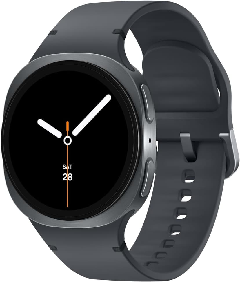 Restored Samsung Galaxy Watch8 40mm Bluetooth Smartwatch Graphite AI Powered Fitness Tracker AMOLED Display - Refurbished Good